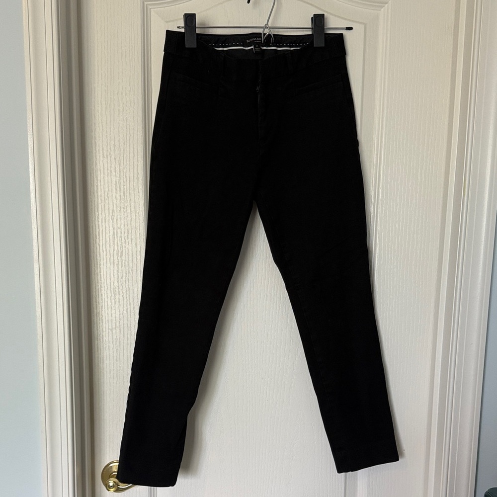 Banana Republic Black Sloan Pants Size 2